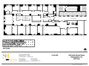 230 S Broad St, Philadelphia, PA en alquiler Plano de la planta- Imagen 1 de 1