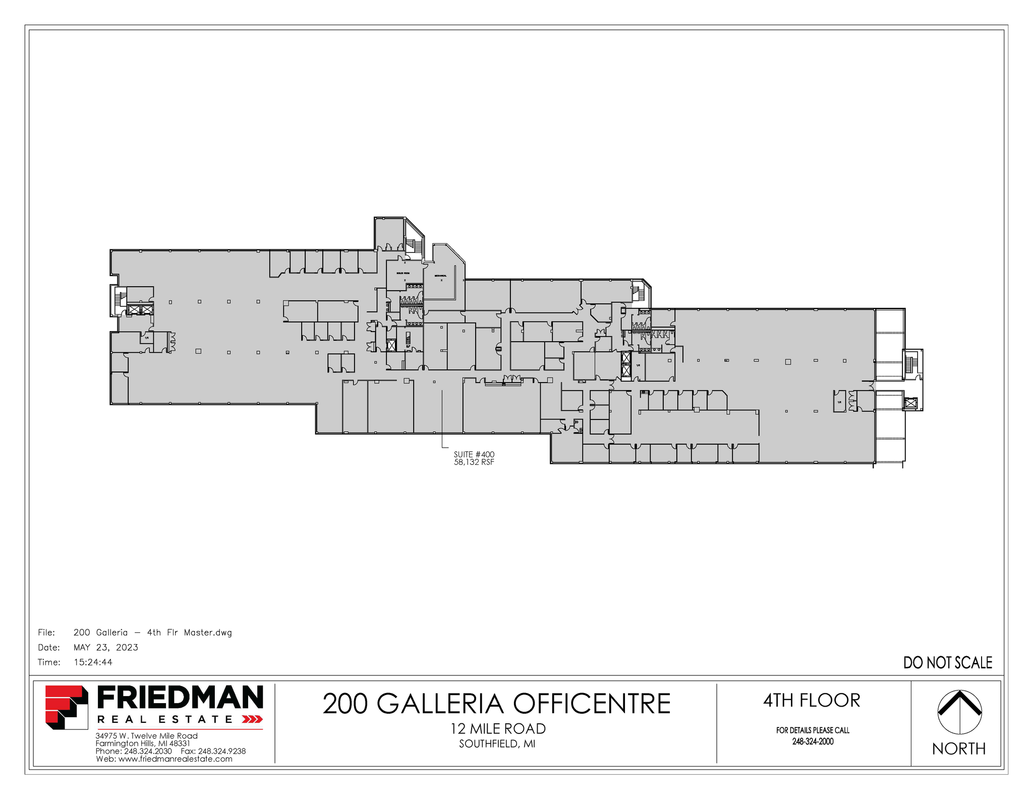 200 Galleria Officentre, Southfield, MI en venta Plano de la planta- Imagen 1 de 1