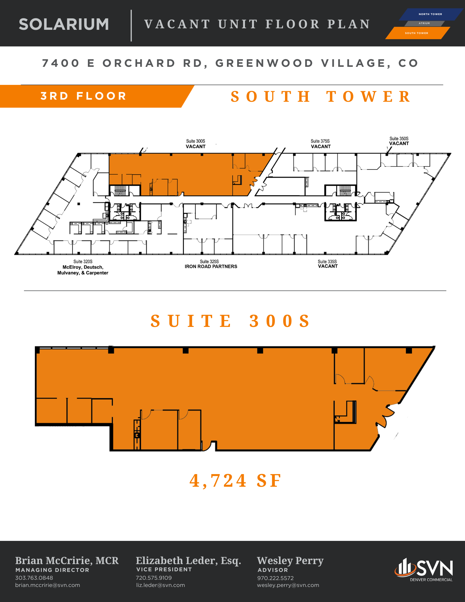 7400 E Orchard Rd, Greenwood Village, CO en alquiler Plano de la planta- Imagen 1 de 1