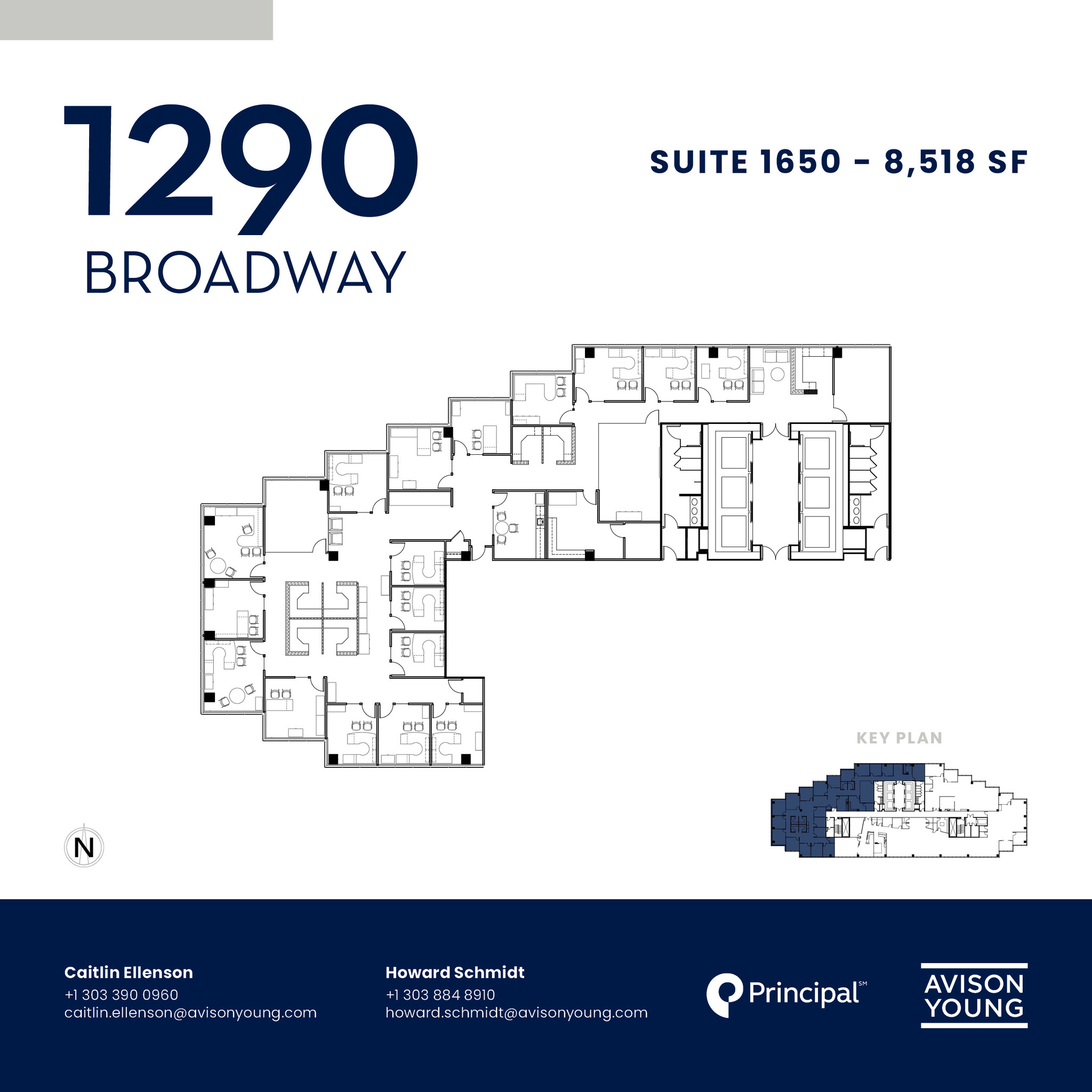 1290 Broadway, Denver, CO en alquiler Plano de la planta- Imagen 1 de 1