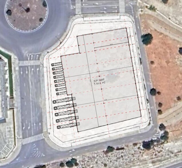 Nave en Cheste, Valencia en alquiler - Plano de la planta - Imagen 1 de 1