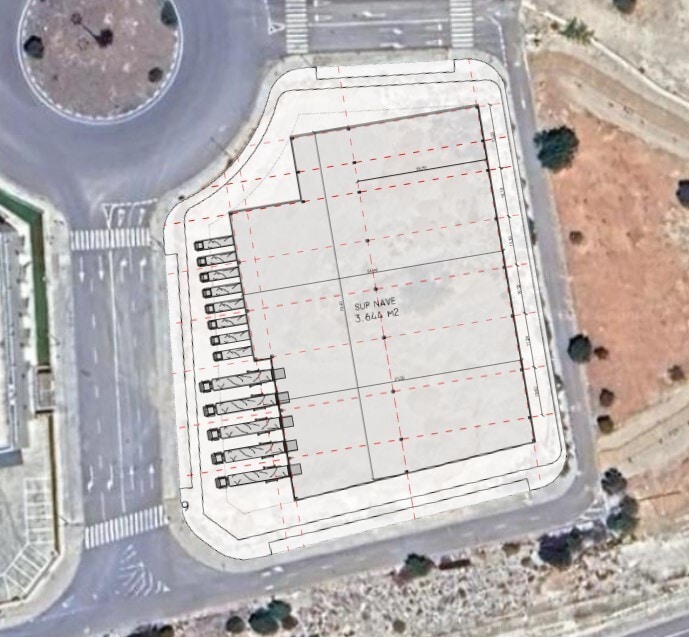 Nave en Cheste, Valencia en alquiler Plano de la planta- Imagen 1 de 2