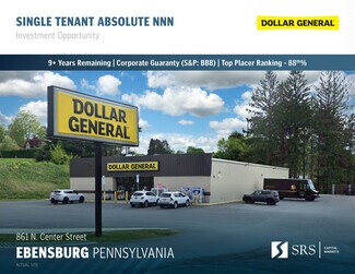 Más detalles de 861 N Center St, Ebensburg, PA - Local en venta
