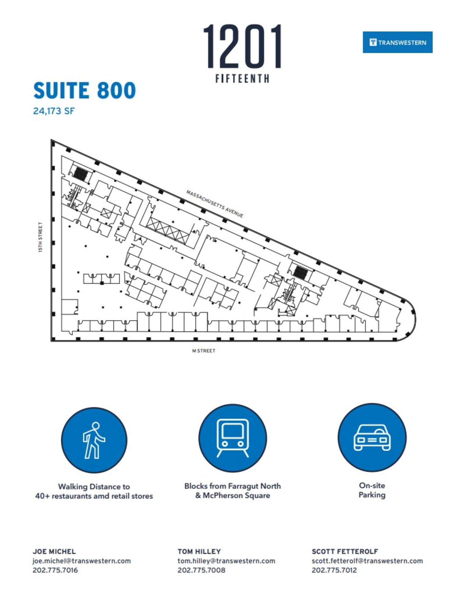 1201 15th St NW, Washington, DC en alquiler Plano de la planta- Imagen 1 de 1