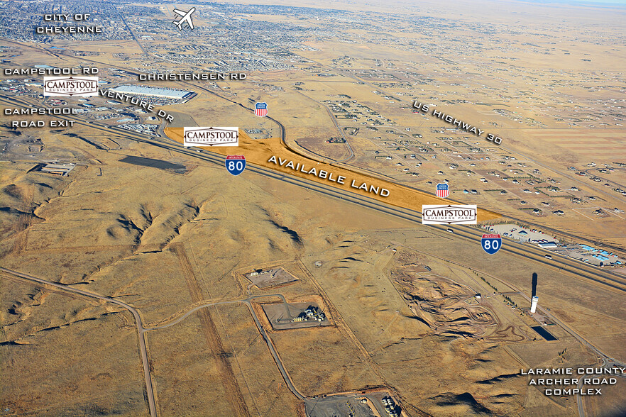 Campstool Rd, Cheyenne, WY en venta - Vista aérea - Imagen 3 de 8