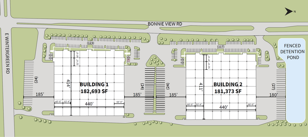 I-20 / I-45 Distribution Center, Building 2, Lancaster, TX en alquiler - Plano del sitio - Imagen 2 de 3