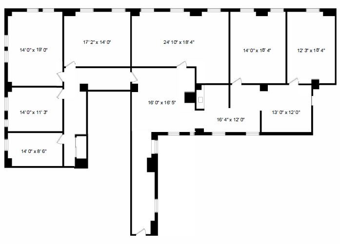 401 S LaSalle St, Chicago, IL en alquiler Plano de la planta- Imagen 1 de 1