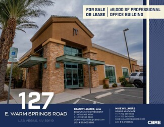 Más detalles para 127 E Warm Springs Rd, Las Vegas, NV - Oficinas en venta