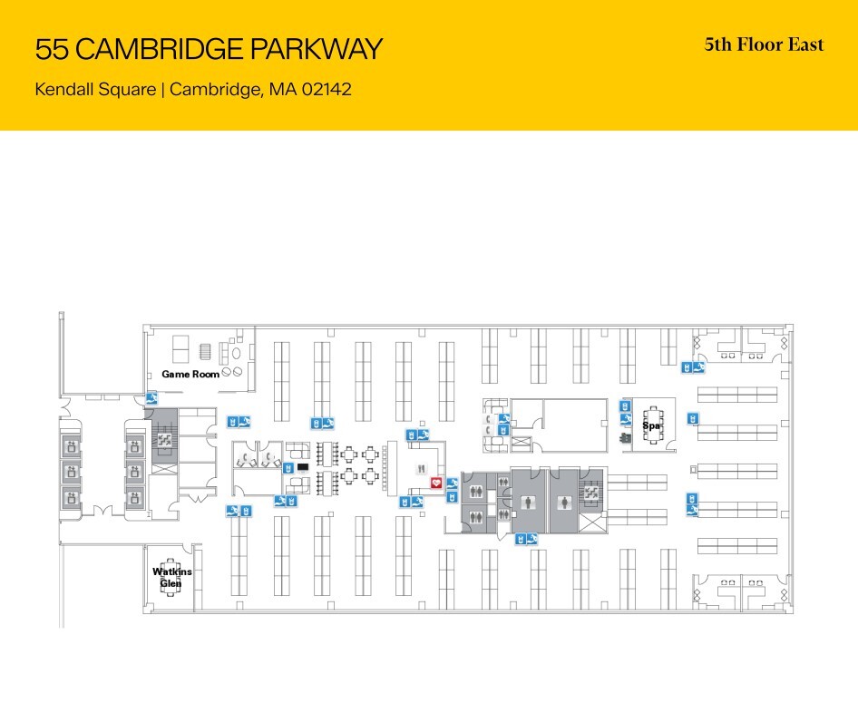 55 Cambridge Pky, Cambridge, MA en alquiler Plano de la planta- Imagen 1 de 1