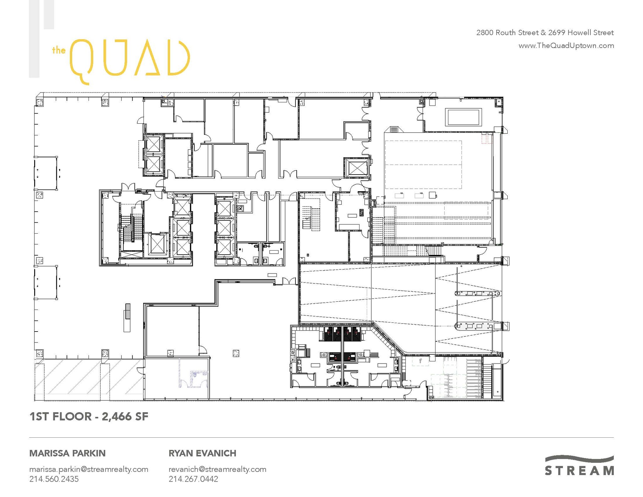 2699 Howell St, Dallas, TX en alquiler Plano de la planta- Imagen 1 de 1