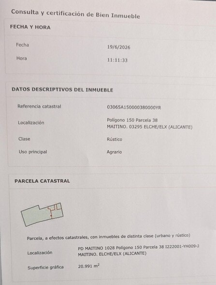 Maitino, Elche Pedanias, 1028, Alicante, Alicante en venta - Foto del edificio - Imagen 3 de 10