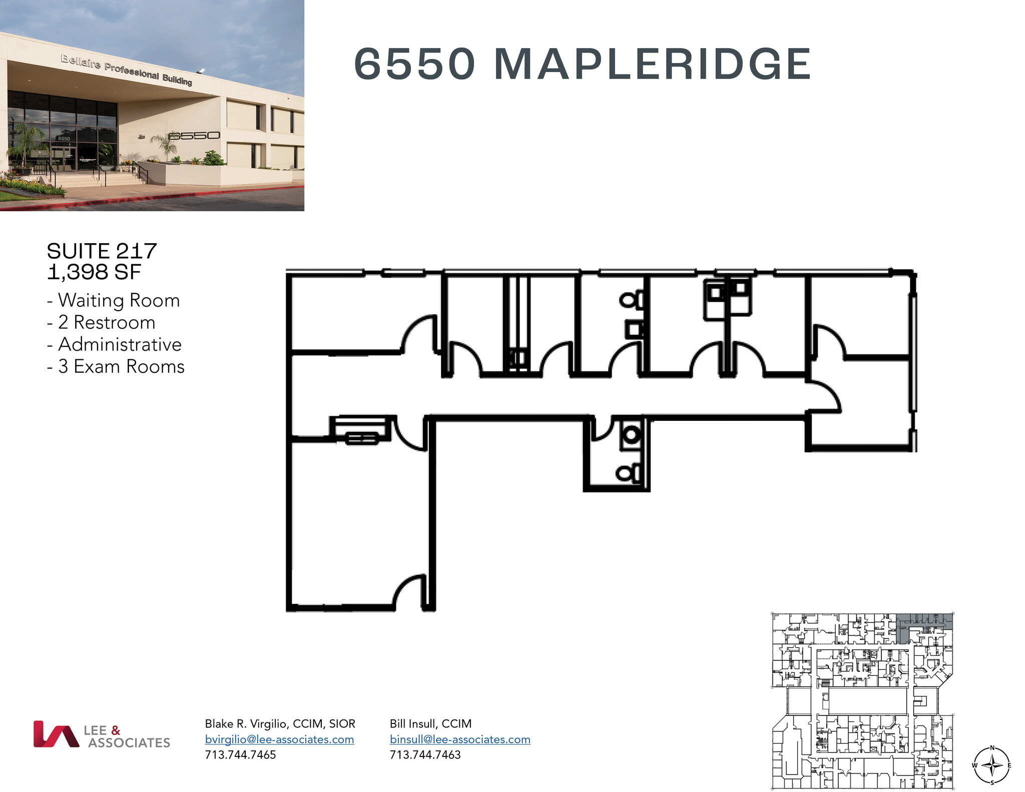 6550 Mapleridge St, Houston, TX en alquiler Plano de la planta- Imagen 1 de 1