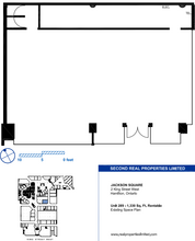 100, 110, and 120 King St W, Hamilton, ON en alquiler Plano de la planta- Imagen 1 de 1