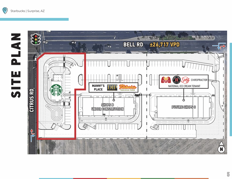 SEC Bell Rd & Citrus Rd, Surprise, AZ en venta - Plano del sitio - Imagen 2 de 2