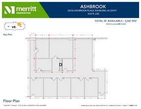 20116 Ashbrook Pl, Ashburn, VA en alquiler Plano de la planta- Imagen 1 de 1