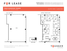 5151 Belt Line Rd, Dallas, TX en alquiler Plano de la planta- Imagen 2 de 3