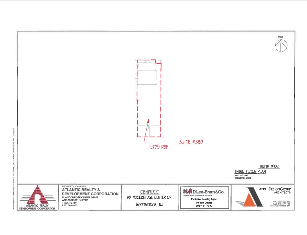 90 Woodbridge Center Dr, Woodbridge, NJ en alquiler Plano de la planta- Imagen 1 de 1