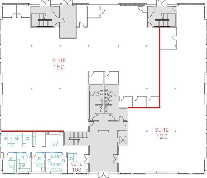 4790 Eastgate Mall, San Diego, CA en alquiler Plano de la planta- Imagen 1 de 1