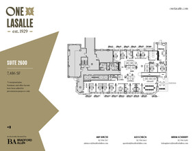 1 N La Salle St, Chicago, IL en alquiler Plano de la planta- Imagen 1 de 1