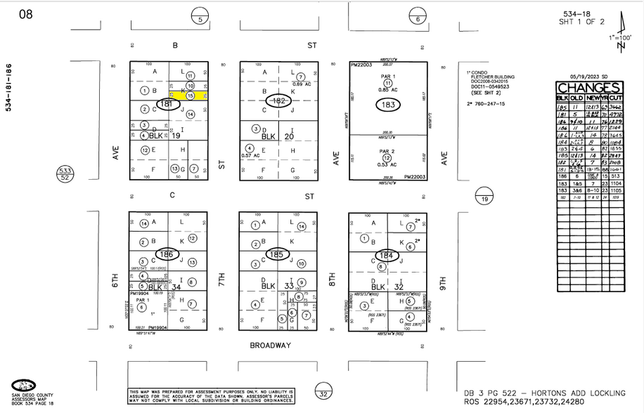 1152 7th Ave, San Diego, CA en venta - Plano de solar - Imagen 3 de 3