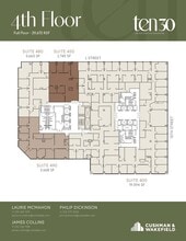 1030 15th St NW, Washington, DC en alquiler Plano de la planta- Imagen 1 de 1