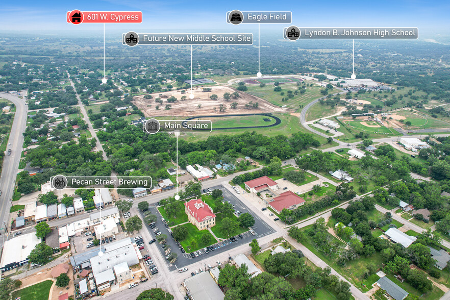 601 W Cypress, Johnson City, TX en venta - Foto del edificio - Imagen 2 de 38