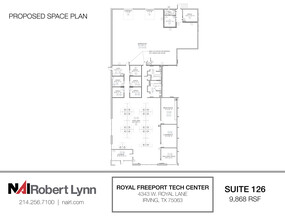 4343 W Royal Ln, Irving, TX en alquiler Plano de la planta- Imagen 2 de 27