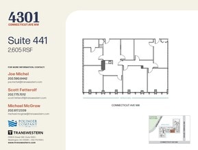 4301 Connecticut Ave NW, Washington, DC en alquiler Plano de la planta- Imagen 1 de 1