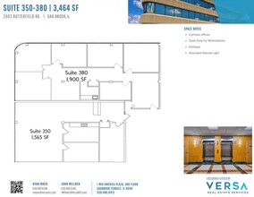 2707 Butterfield Rd, Oak Brook, IL en alquiler Plano de la planta- Imagen 2 de 2