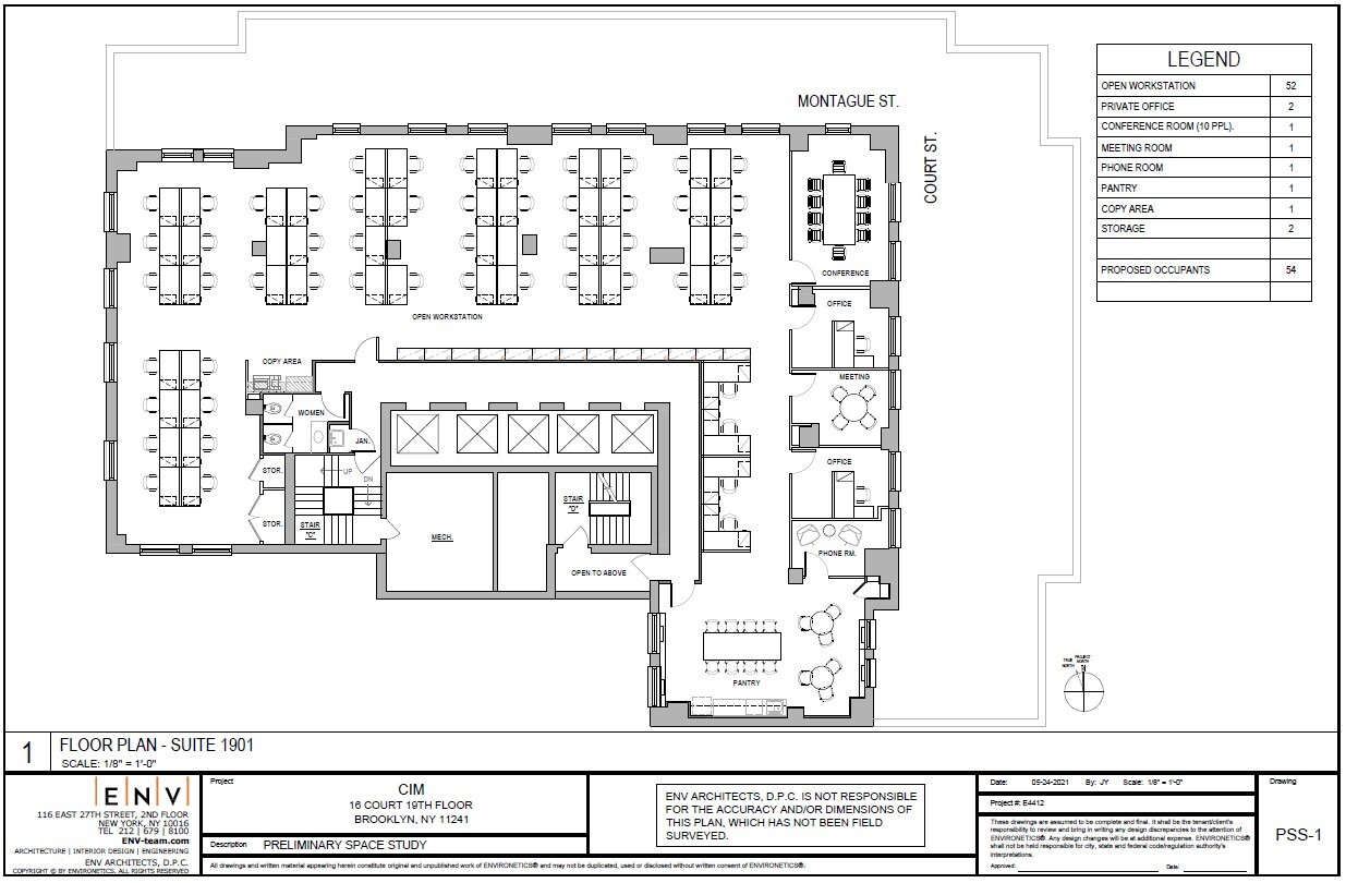 16 Court St, Brooklyn, NY en alquiler Plano de la planta- Imagen 1 de 1