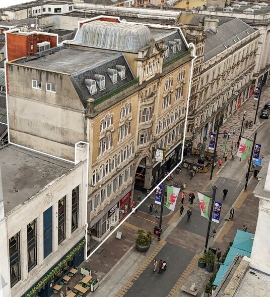 5-7 St Mary St, Cardiff en alquiler - Foto del edificio - Imagen 3 de 3