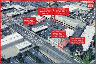 14435 Sherman Way, Van Nuys, CA - AÉREA vista de mapa - Image1