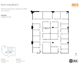 3900 Kilroy Airport Way, Long Beach, CA en alquiler Plano de la planta- Imagen 1 de 1