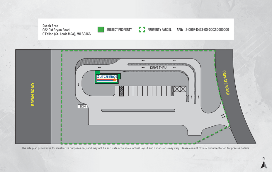 982 Old Bryan rd, O'Fallon, MO en venta - Plano del sitio - Imagen 2 de 4