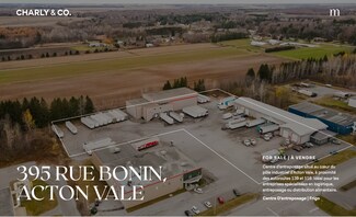 Más detalles de 395 Rue Bonin, Acton Vale, QC - Nave en venta