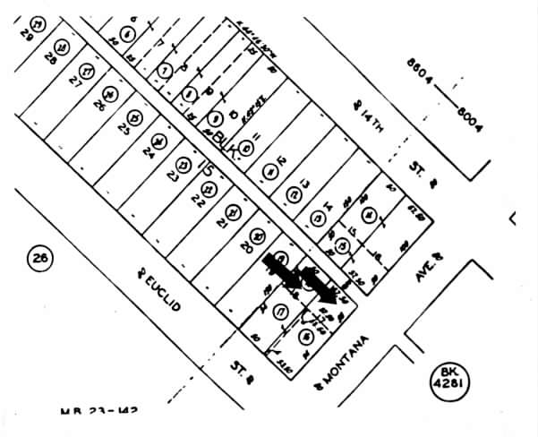 1311 Montana Ave, Santa Monica, CA en alquiler - Plano de solar - Imagen 2 de 6