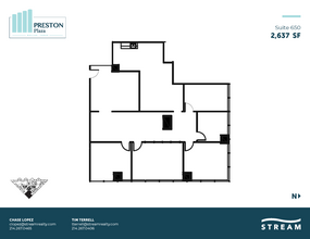 17950 Preston Rd, Dallas, TX en alquiler Plano de la planta- Imagen 1 de 5