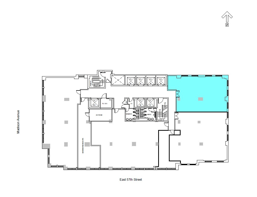 595 Madison Ave, New York, NY en alquiler Plano de la planta- Imagen 1 de 1