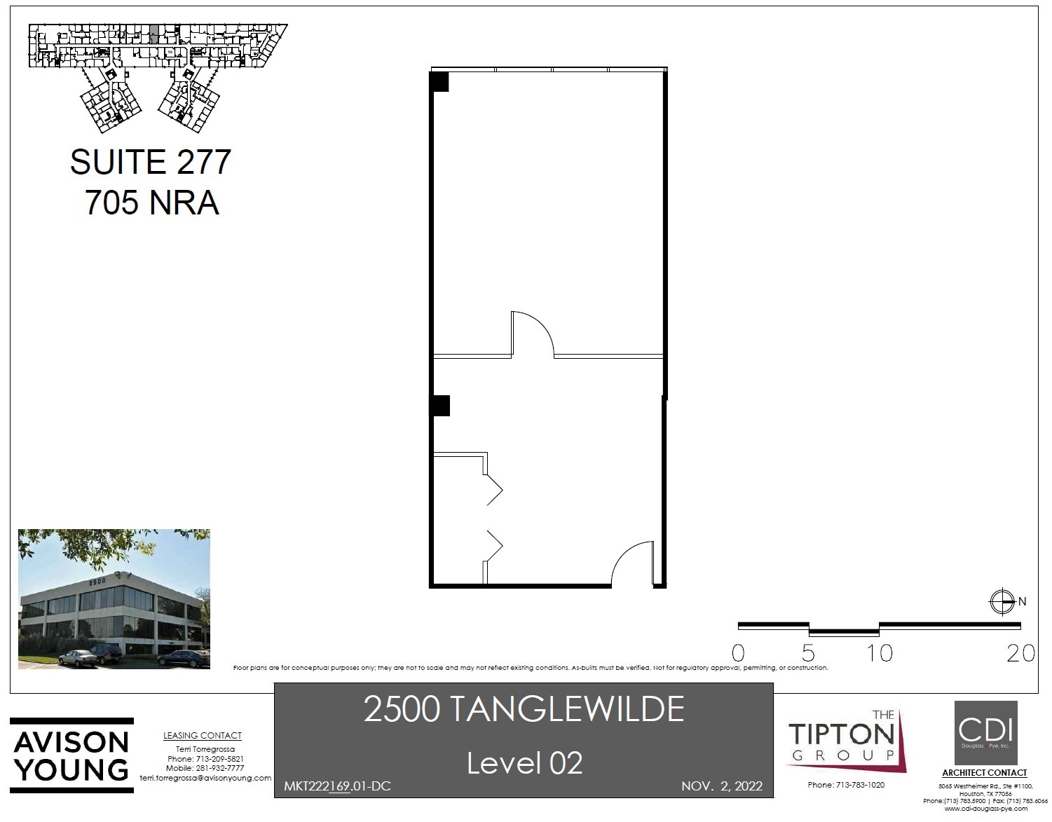 2500 Tanglewilde St, Houston, TX en alquiler Plano de la planta- Imagen 1 de 1