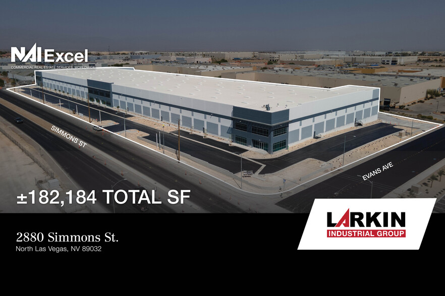 2880 Simmons St, North Las Vegas, NV en alquiler - Vista aérea - Imagen 1 de 7