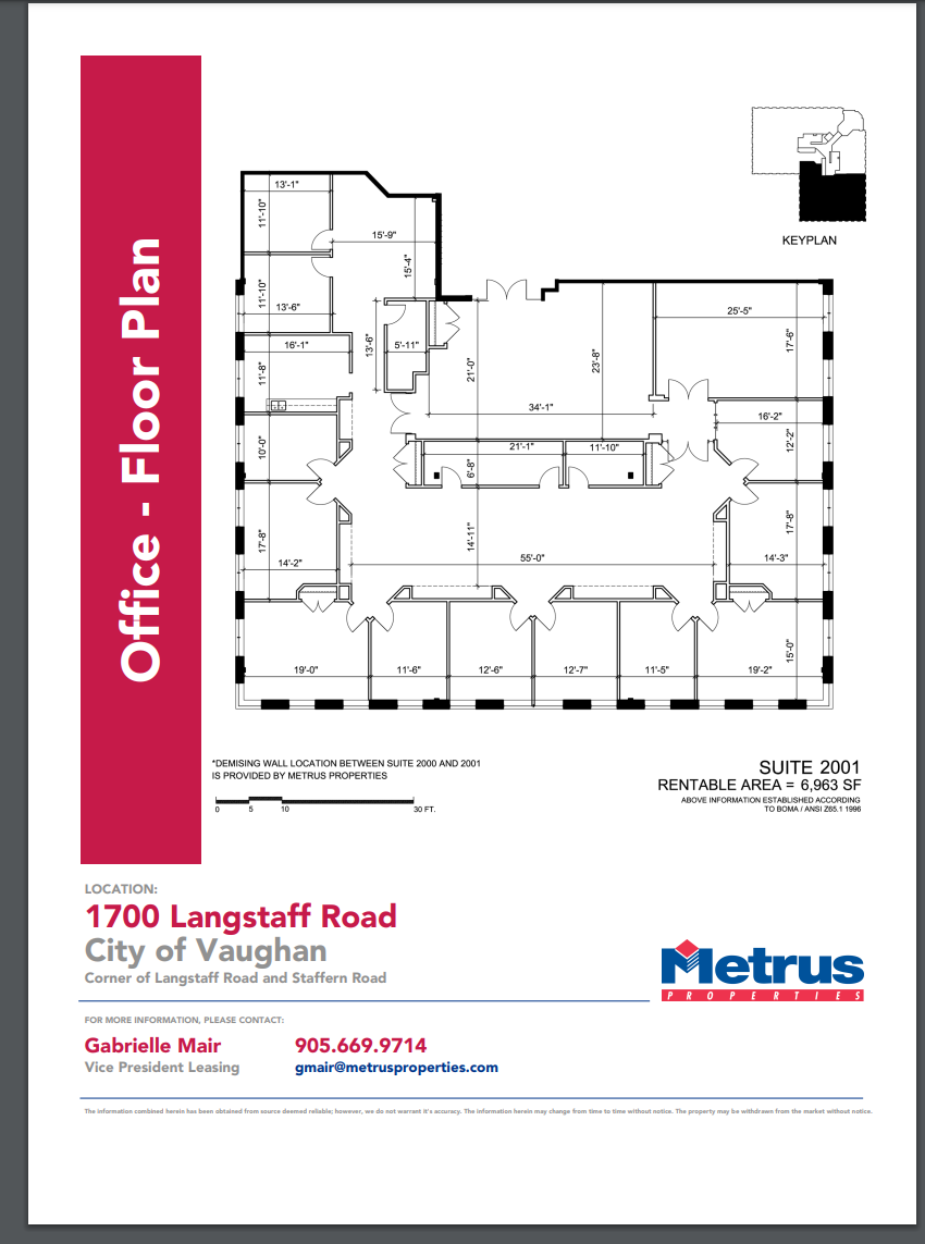 1700 Langstaff Rd, Concord, ON en alquiler Plano de la planta- Imagen 1 de 1