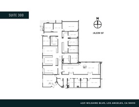 4221 Wilshire Blvd, Los Angeles, CA en alquiler Plano de la planta- Imagen 1 de 1