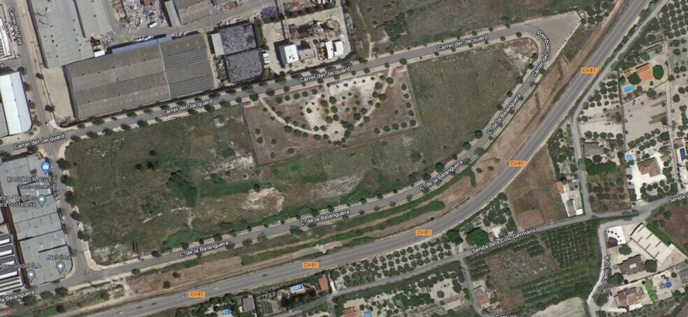 Nave en Ontinyent en venta - Vista aérea - Imagen 1 de 1