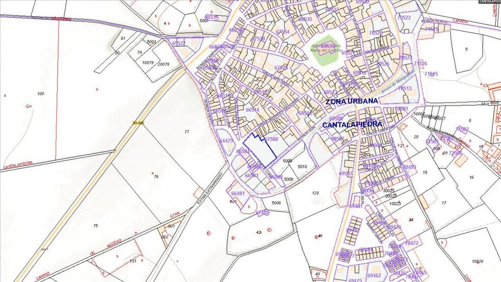 Terreno en Cantalapiedra en venta - Plano de la planta - Imagen 1 de 20
