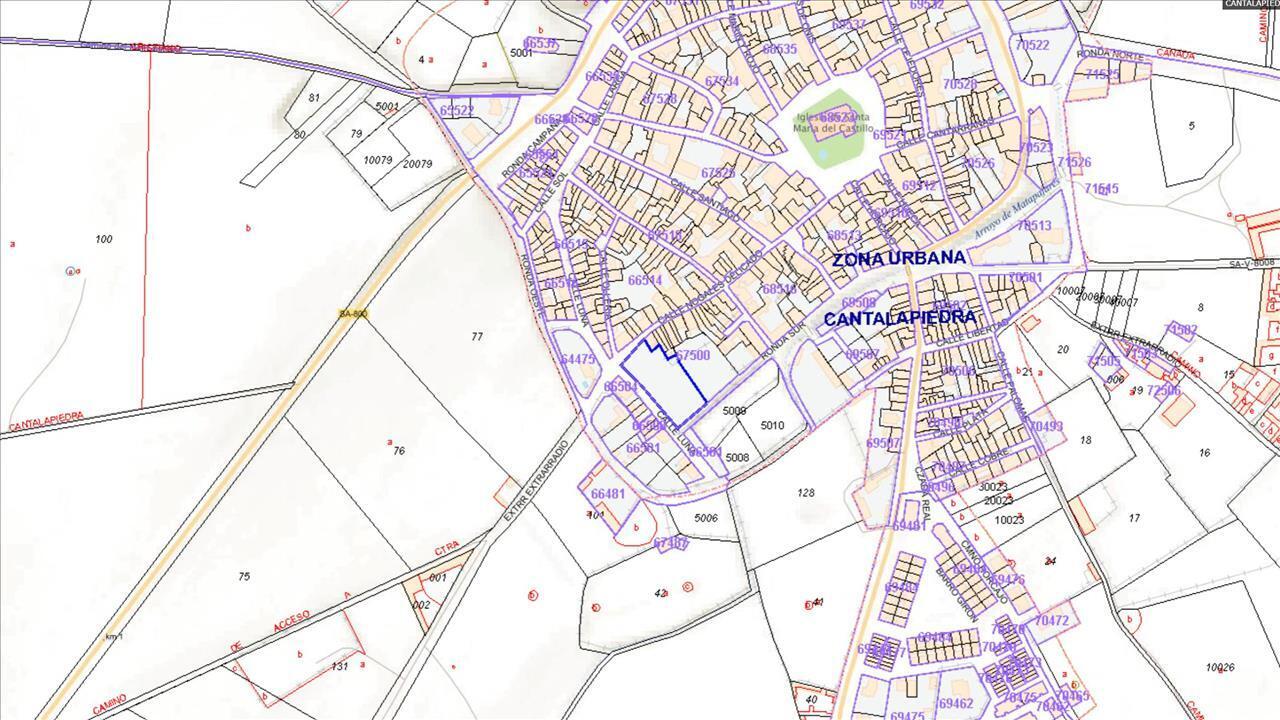 Terreno en Cantalapiedra en venta Plano de la planta- Imagen 1 de 21