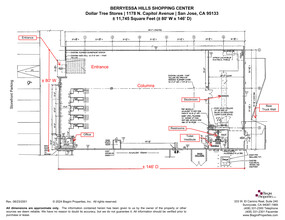 1142-1198 N Capitol Ave, San Jose, CA en alquiler Plano del sitio- Imagen 1 de 1