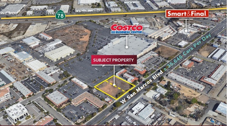 880 W San Marcos Blvd, San Marcos, CA en venta - Vista aérea - Imagen 1 de 19