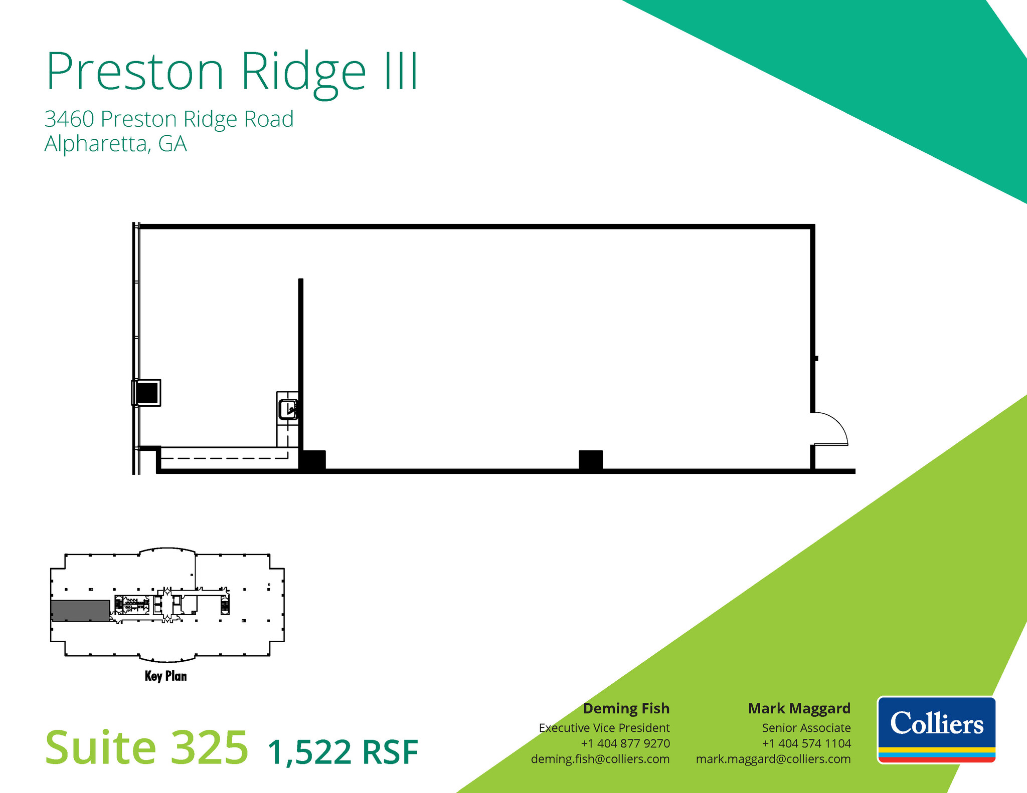 3460 Preston Ridge Rd, Alpharetta, GA en alquiler Plano de la planta- Imagen 1 de 1