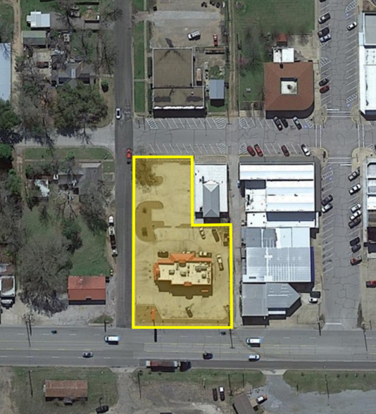 106 W 2nd St, Hearne, TX en venta - Vista aérea - Imagen 3 de 5