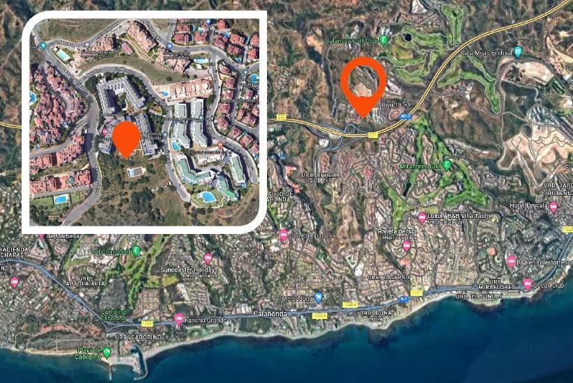 Terreno en Mijas, Málaga en venta - Vista aérea - Imagen 3 de 5